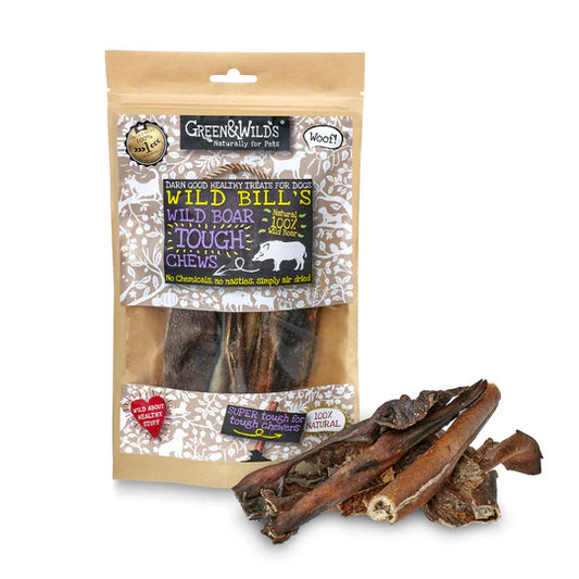 Green & Wilds - wild boar tough chew 160g