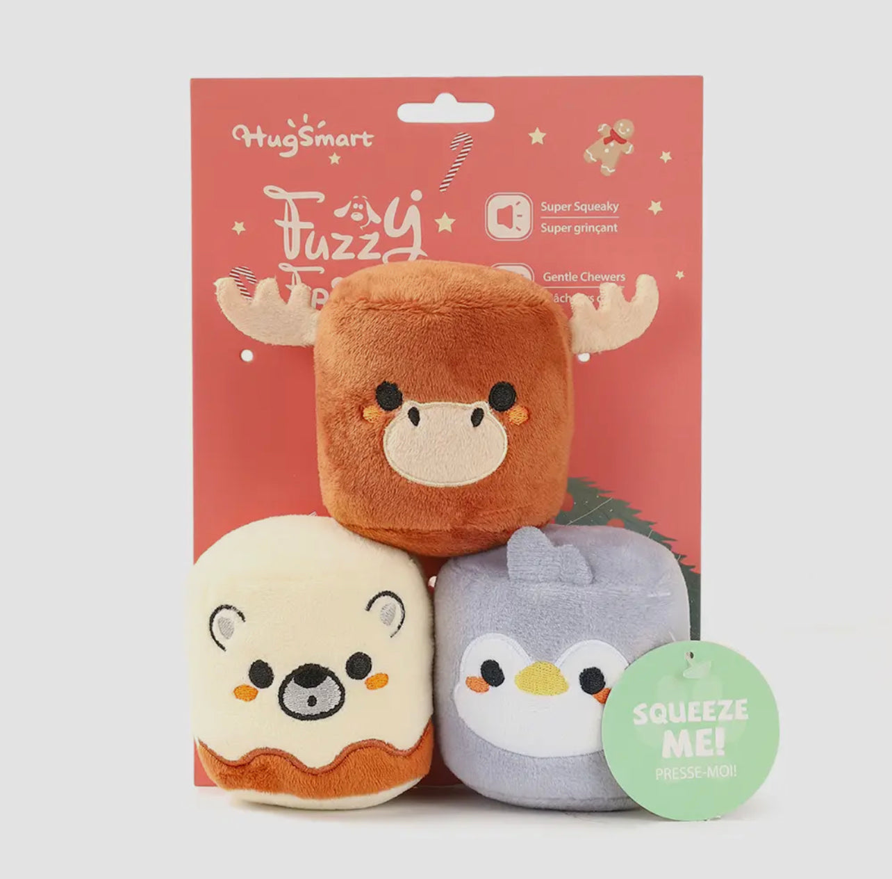 Hugsmart marshmallow animal set