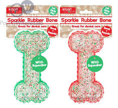 Christmas squeaky bone toy