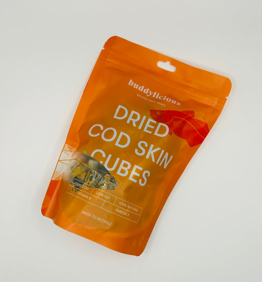 Dried Cod Skin Cubes
