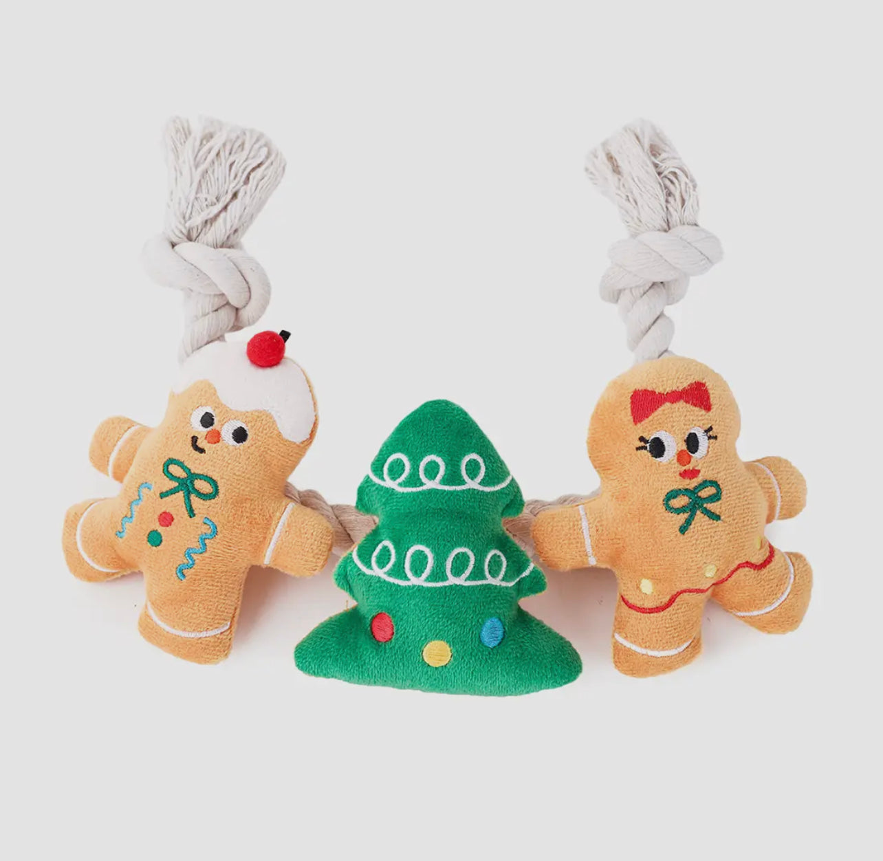 Hugsmart gingerbread rope toy