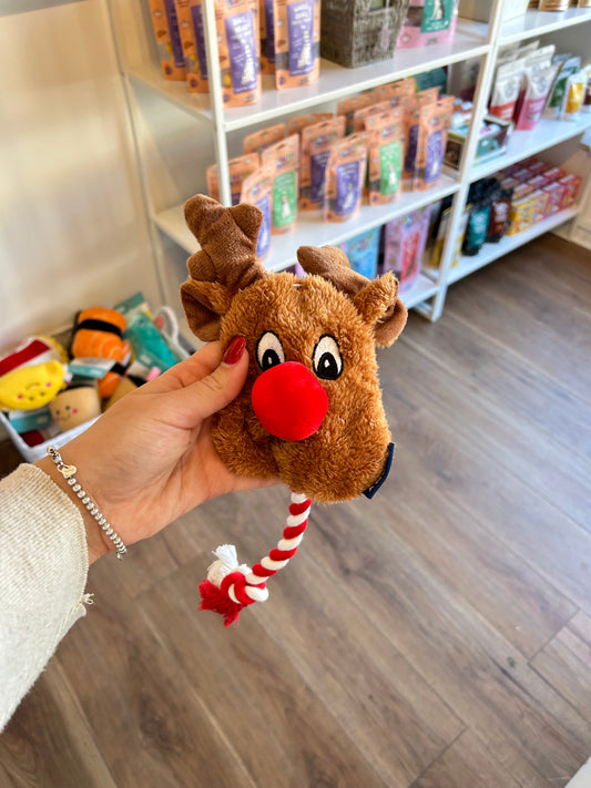 Mini Rudolph rope toy