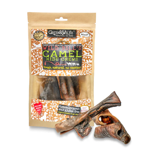 Green & Wilds - Camel hide chews 100g