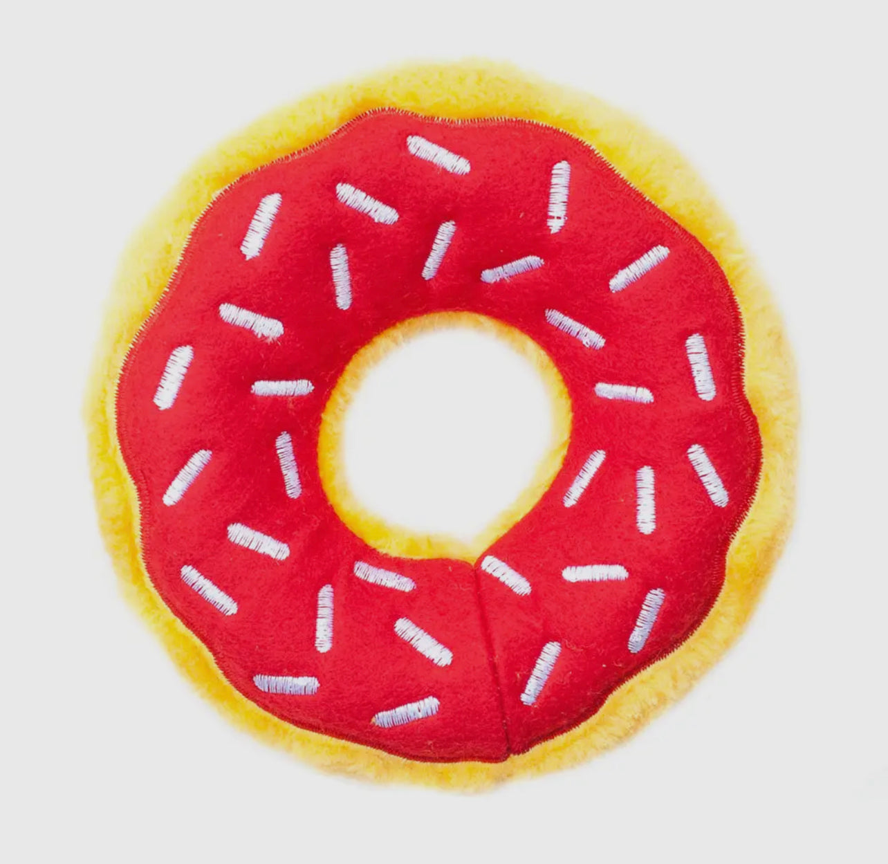 Zippypaws red donut toy