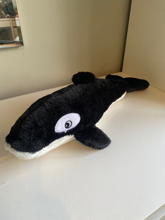 Giant orca plush