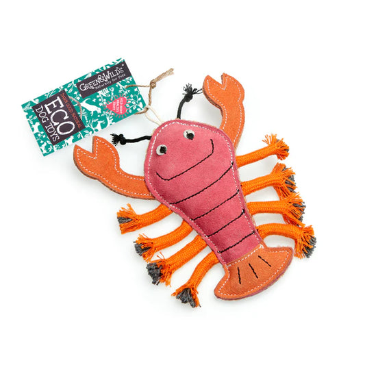 Green and wilds lobster eco toy