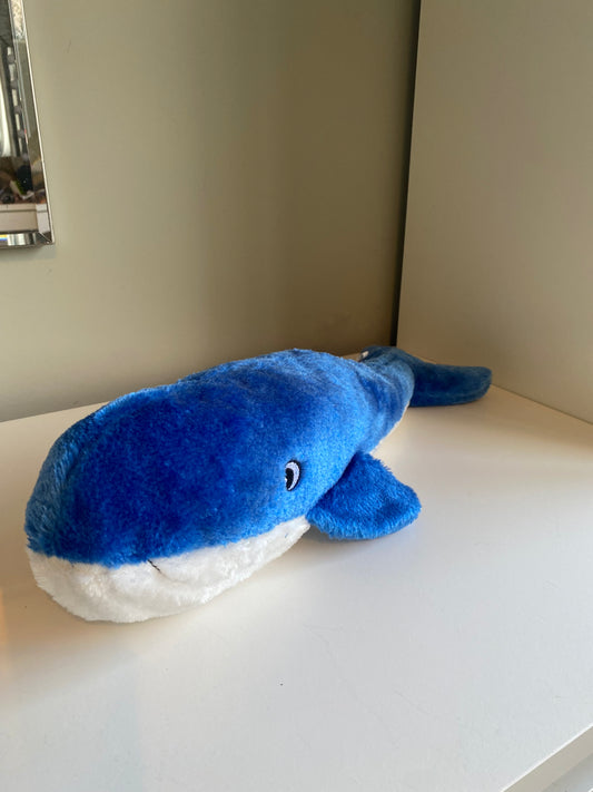 Giant blue whale plush
