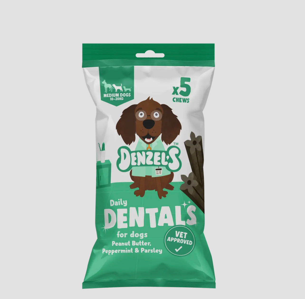 Medium dog dental chew