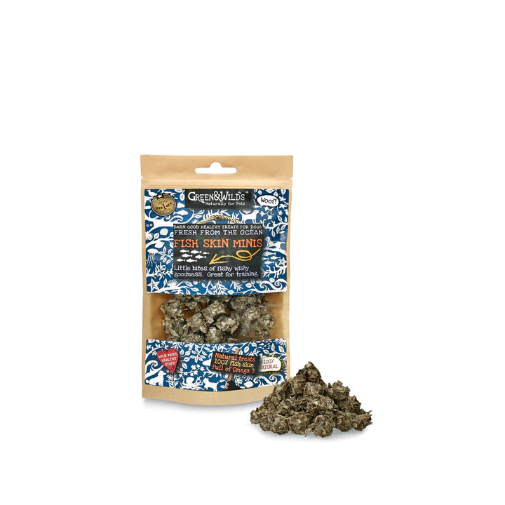 Green & Wilds - Fish skin minis 50g