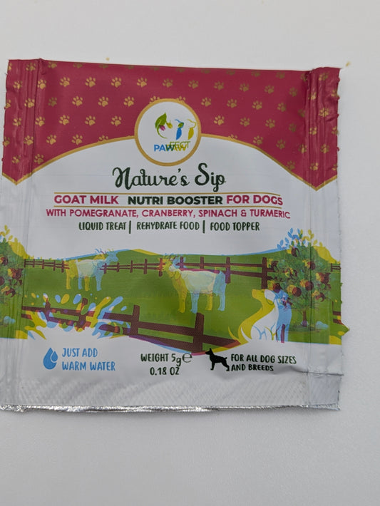 Goat Milk Sachet - Pomegranate, Cranberry, Spinach & Turmeric