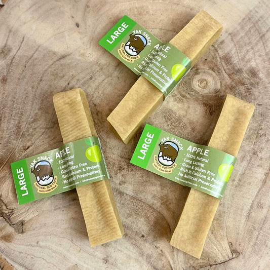 Yak chews - Large apple