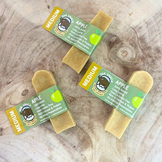 Yak chews -medium apple
